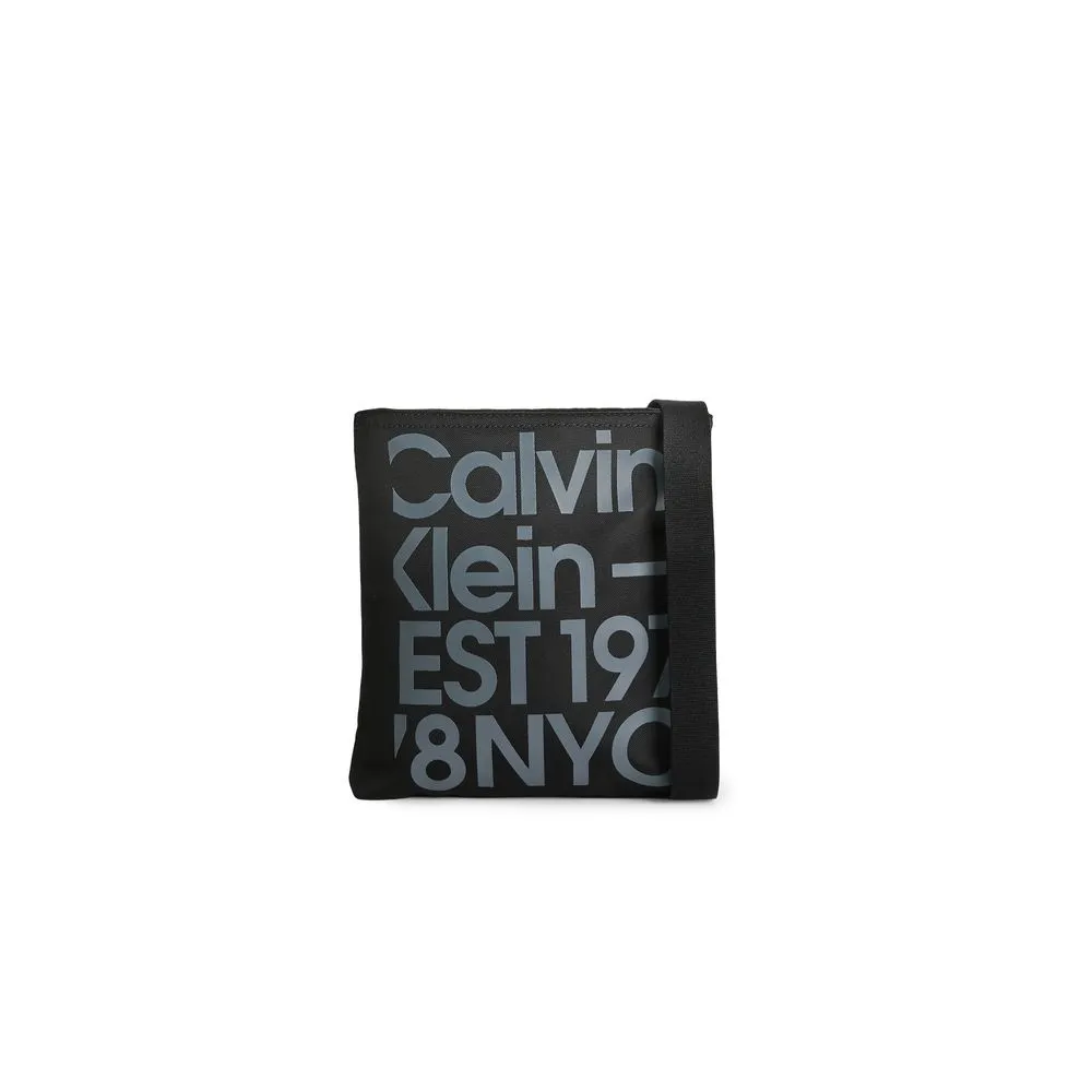 Calvin Klein Men's Black Recycled Polyester Bag