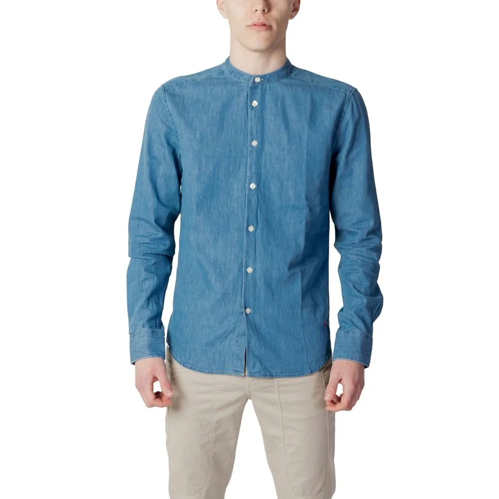Peuterey Men's Blue Cotton Shirt