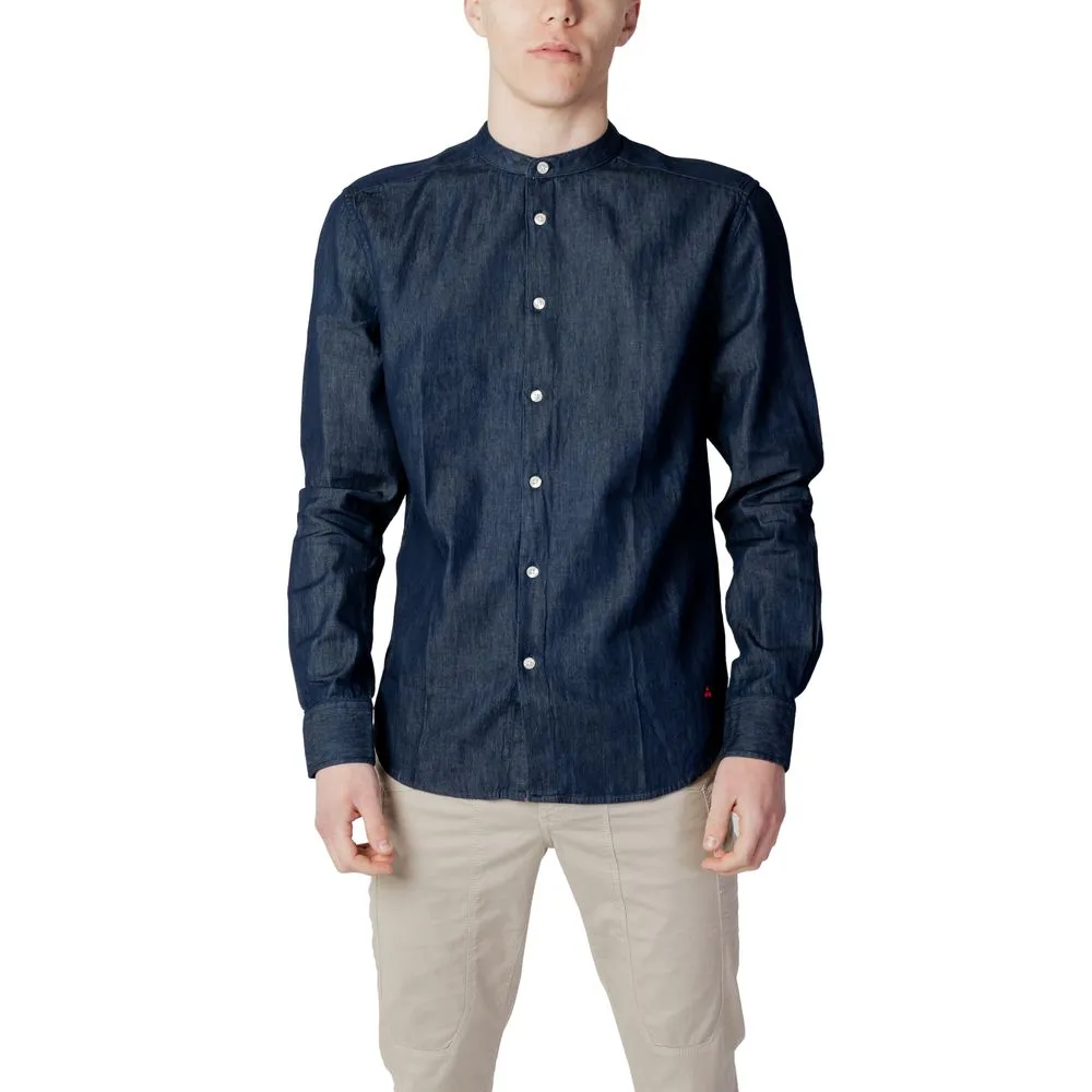 Peuterey Men's Blue Cotton Shirt