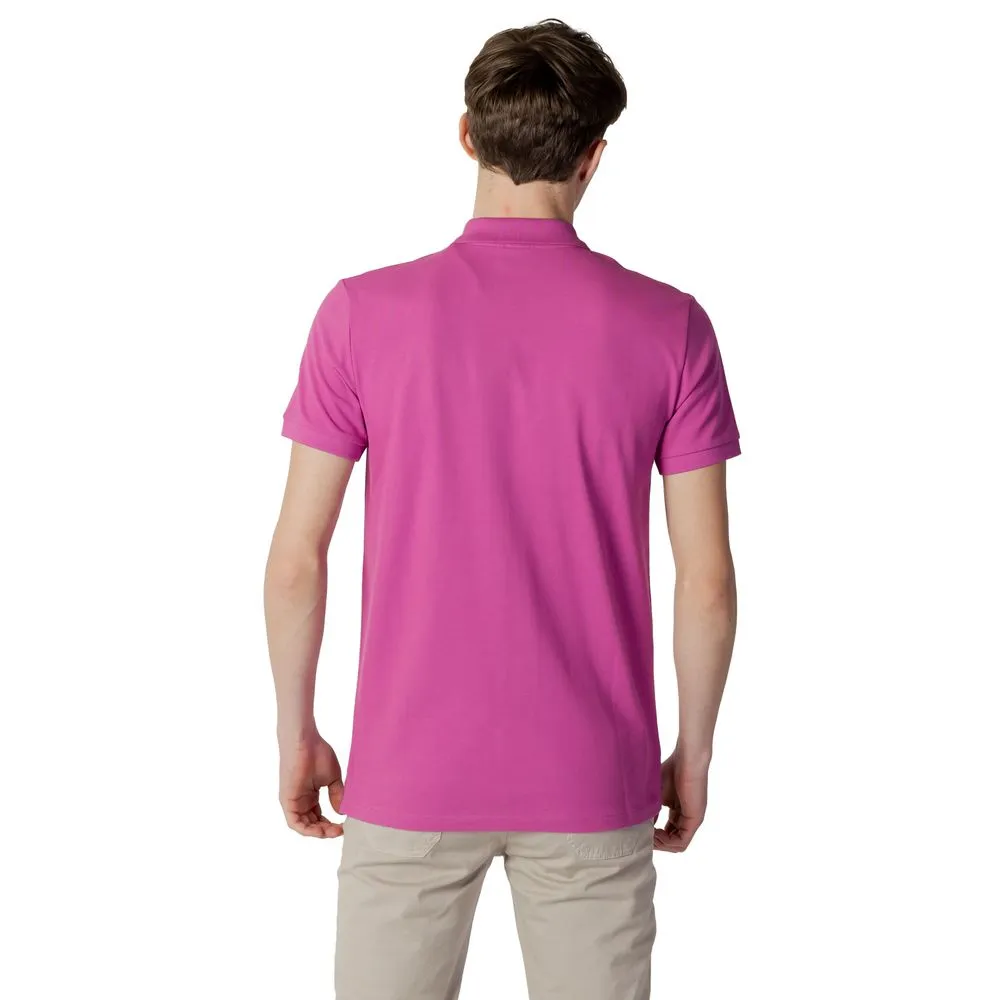 Peuterey Men's Pink Cotton Polo Shirt