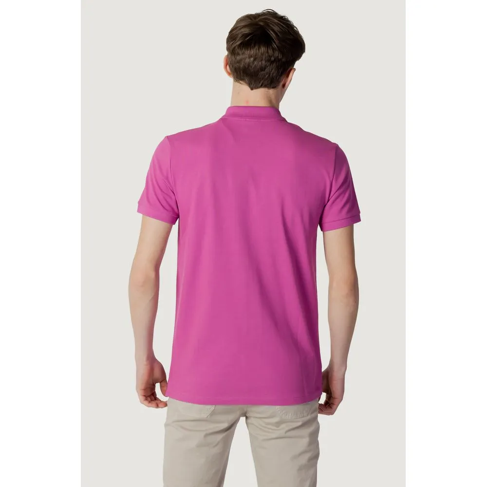 Peuterey Men's Pink Cotton Polo Shirt