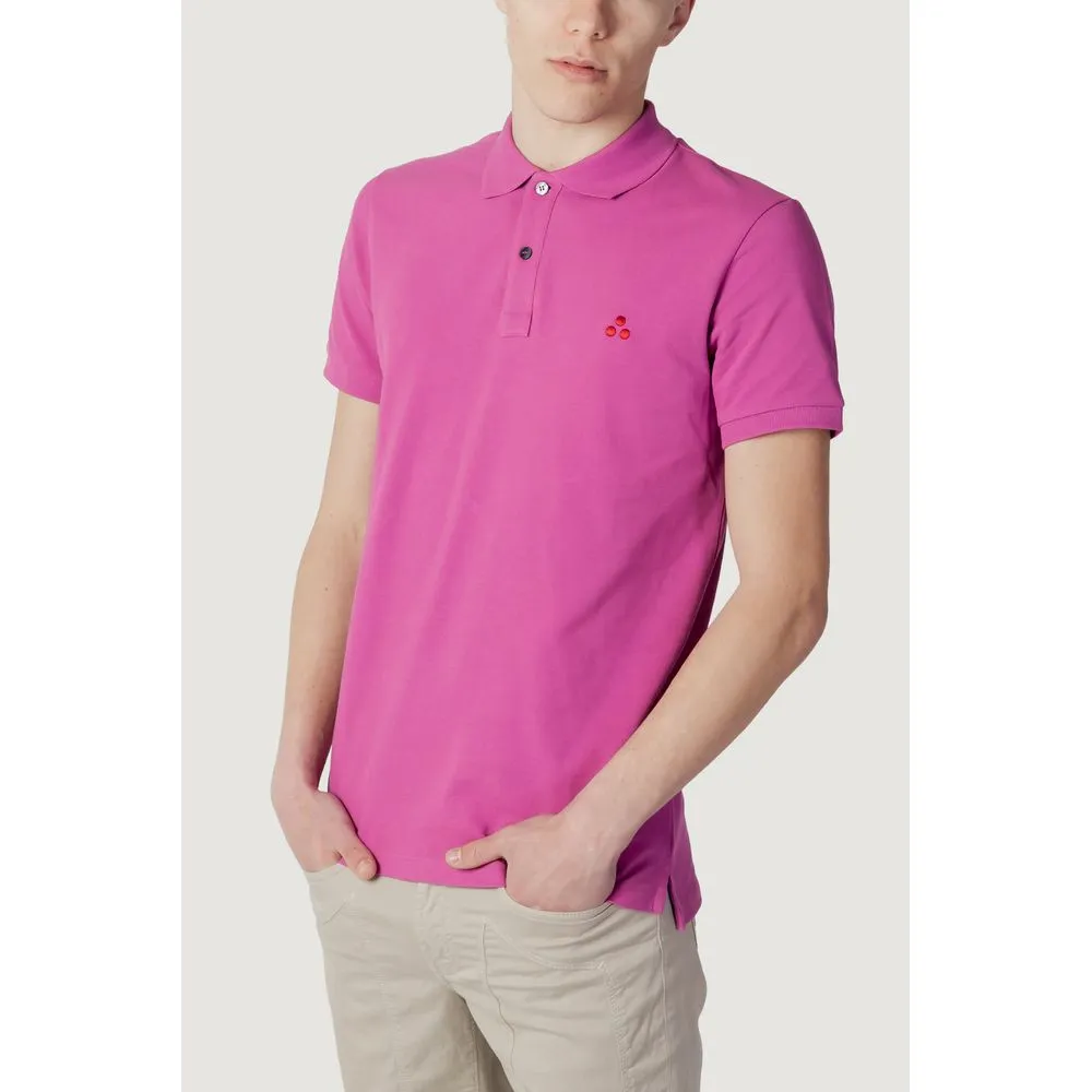 Peuterey Men's Pink Cotton Polo Shirt