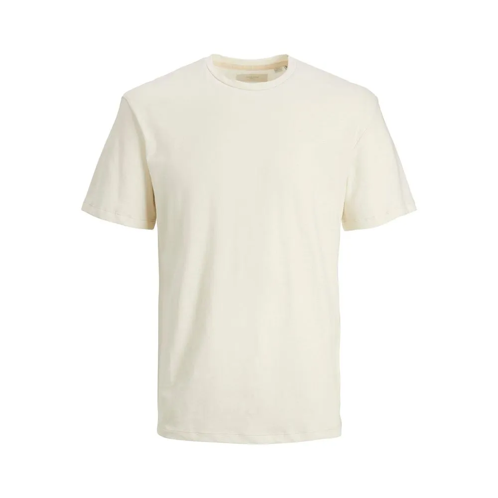 Jack Jones Men's Cream Cotton T-Shirt