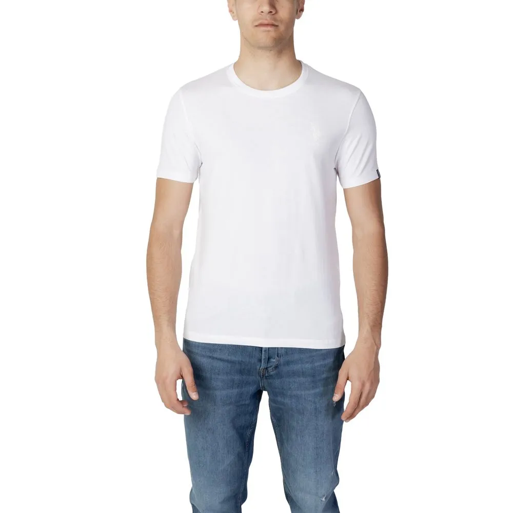 U.S. POLO ASSN. Men's White Cotton T-Shirt