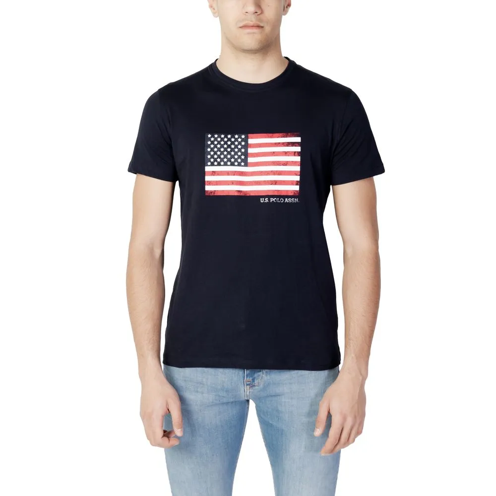 U.S. POLO ASSN. Men's Blue Cotton T-Shirt