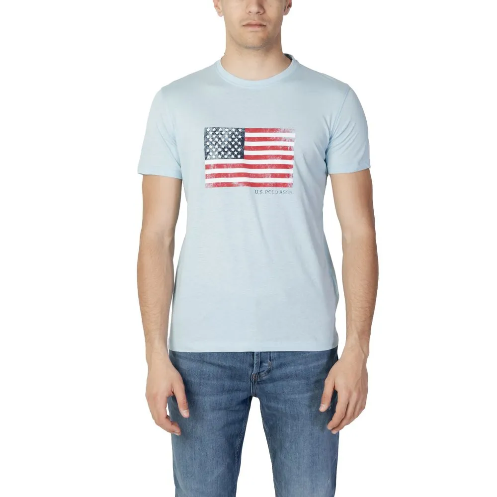 U.S. POLO ASSN. Men's Blue Cotton T-Shirt