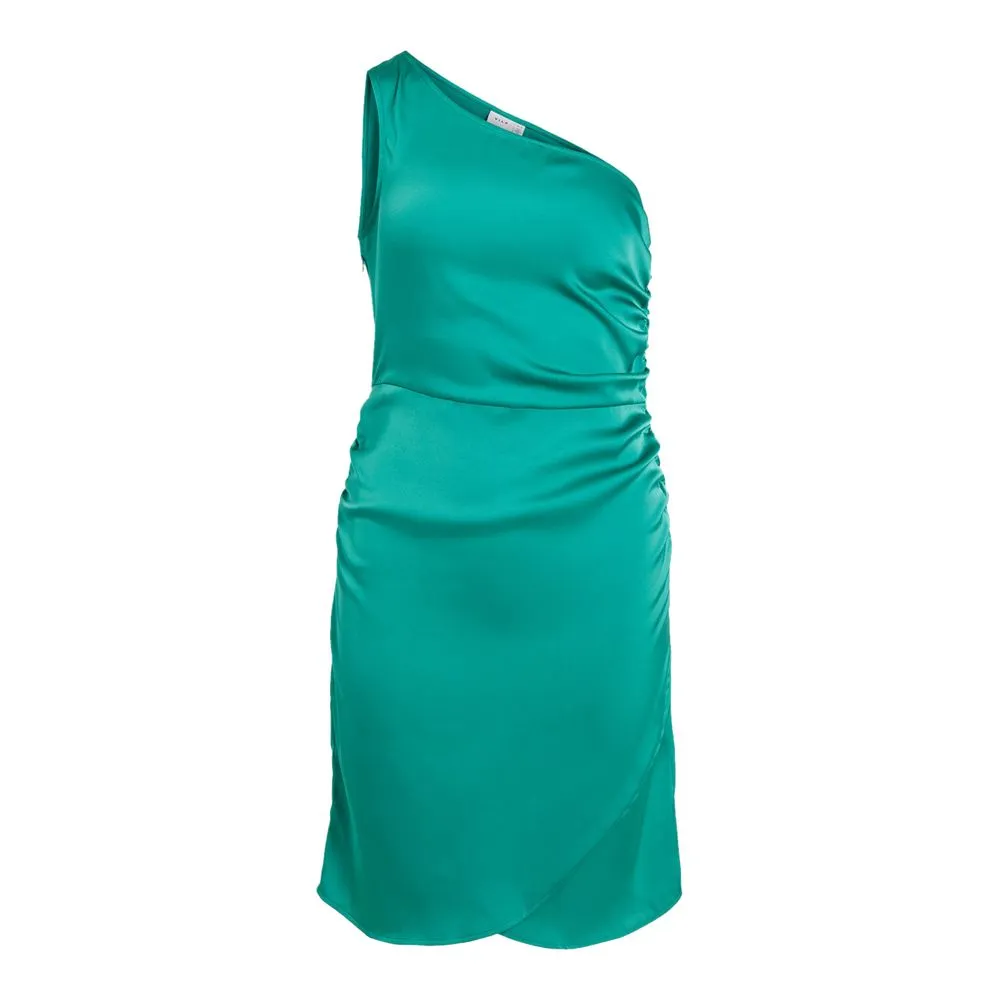 Vila Clothes Women's Green Polyester Dress