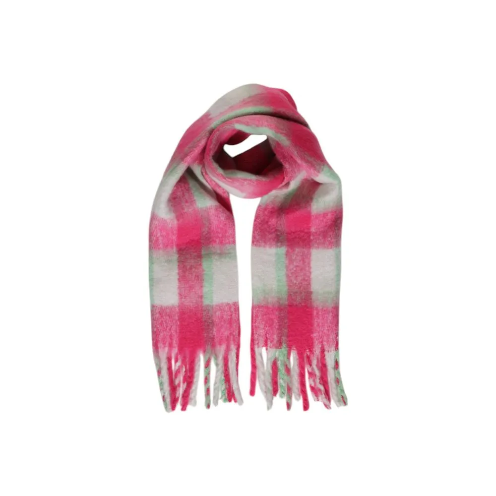 Only Women's Multicolor Polyester Scarf