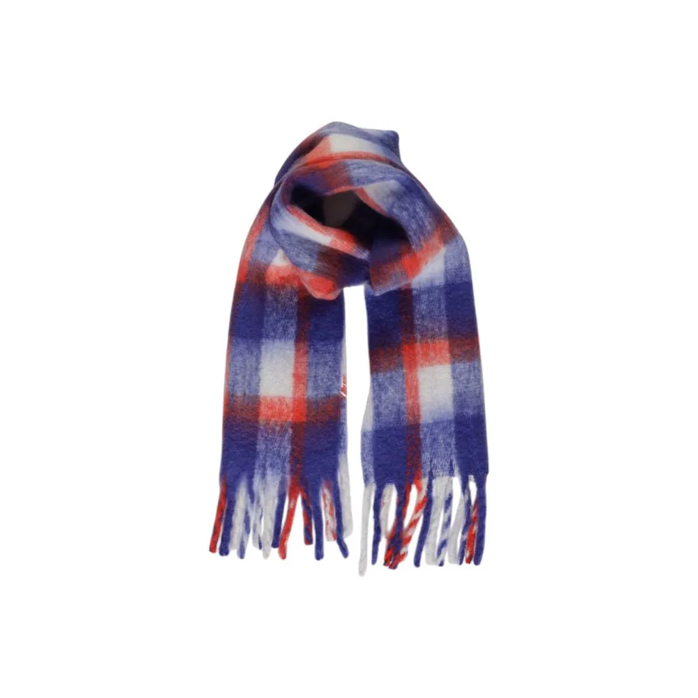 Only Women's Purple Polyester Scarf