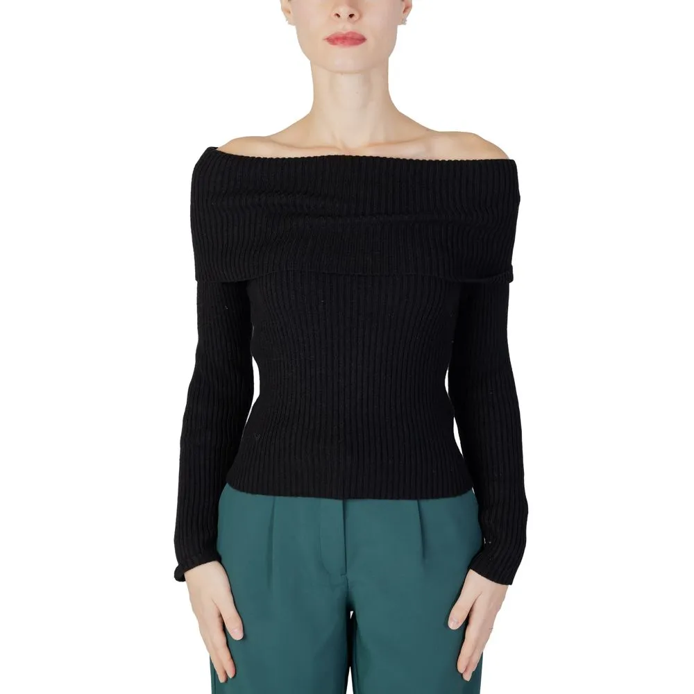 Only Women's Black Viscose Sweater