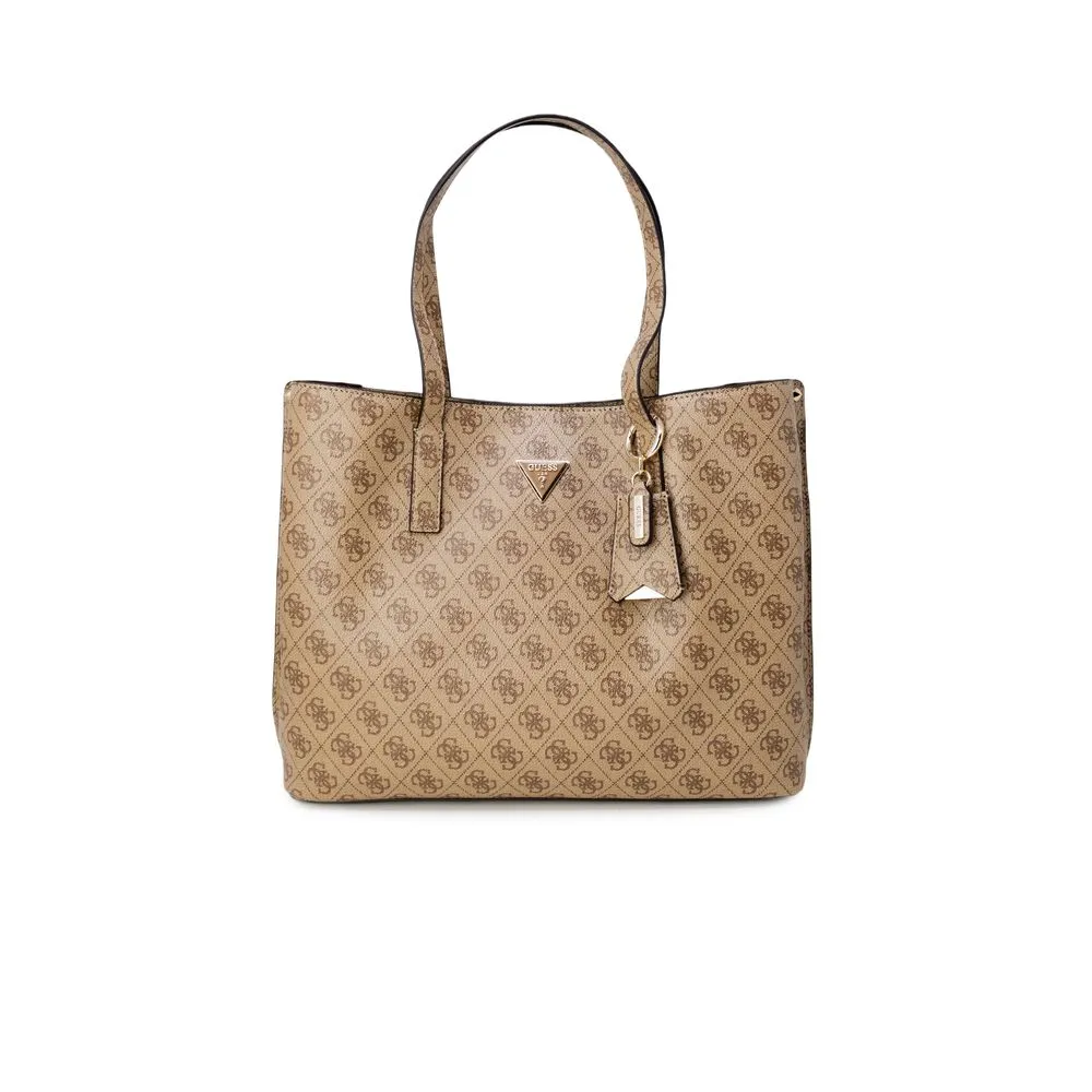 Guess Women's Beige Polyethylene Handbag
