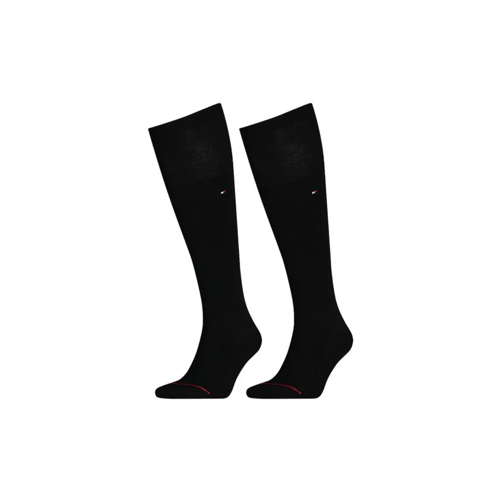 Tommy Hilfiger Men's Black Cotton Sock