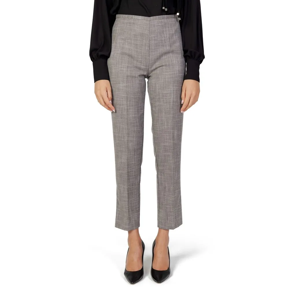 Sandro Ferrone Women's Gray Polyester Jeans & Pant