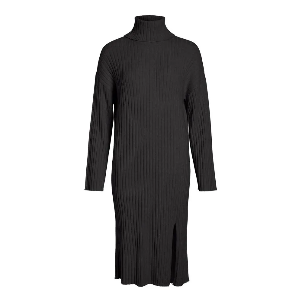 Vila Clothes Women's Gray Nylon Dress