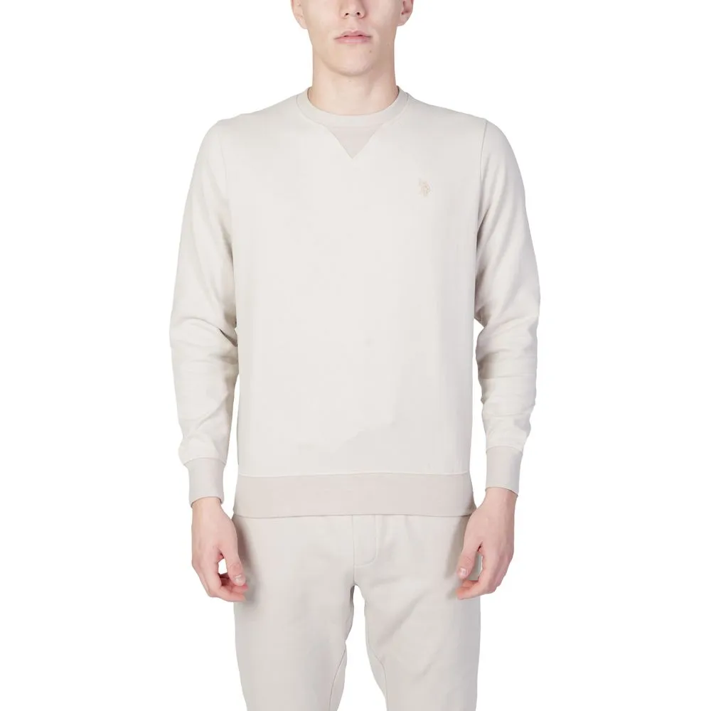 U.S. POLO ASSN. Men's Beige Cotton Sweater