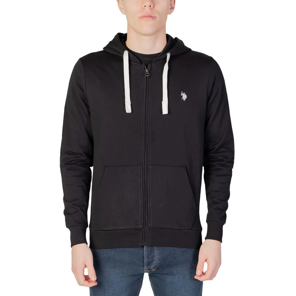 U.S. POLO ASSN. Men's Black Cotton Sweater