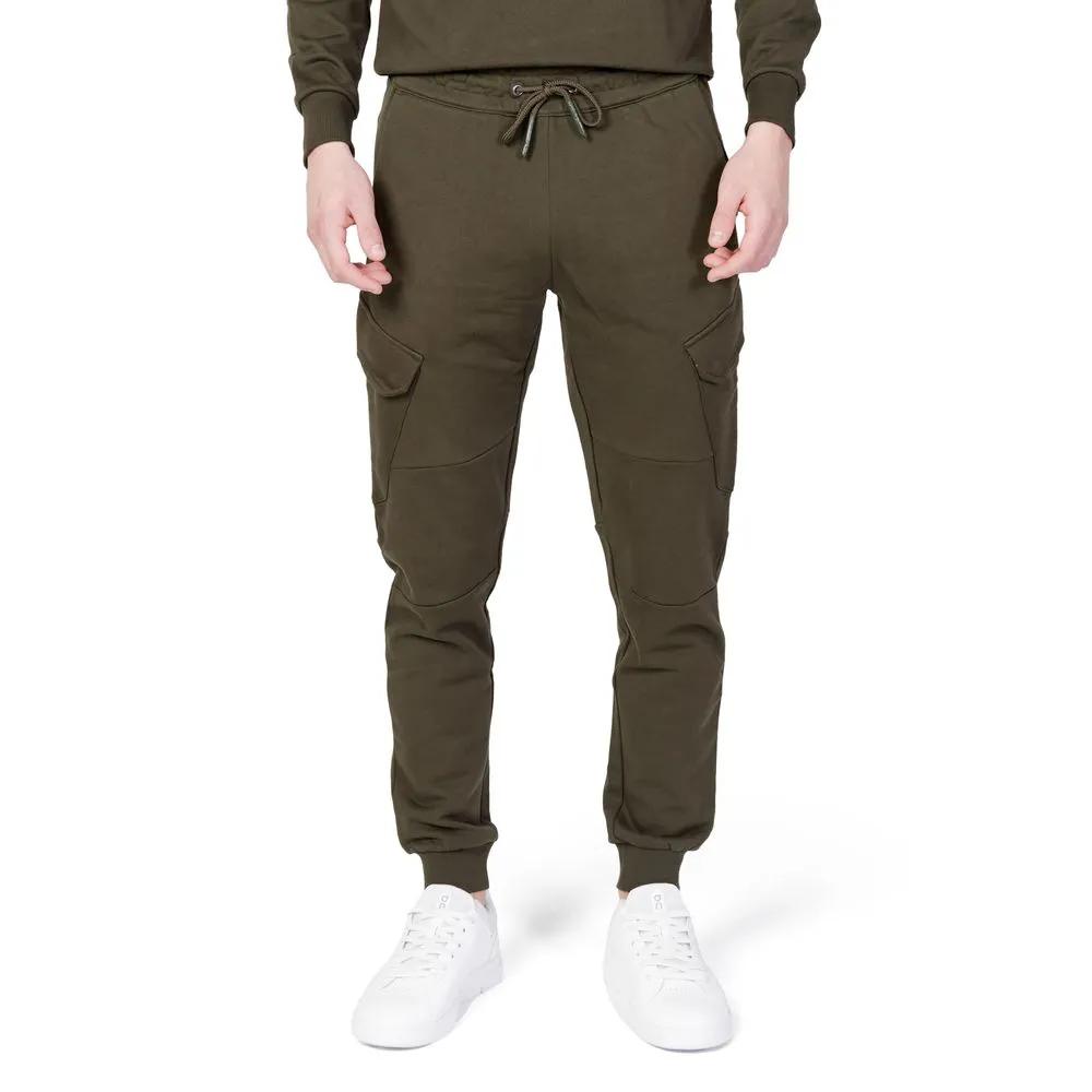 U.S. POLO ASSN. Men's Green Cotton Jeans & Pant