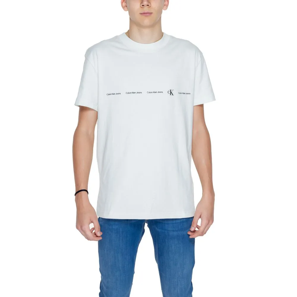 Calvin Klein Jeans Men's Green Organic Cotton T-Shirt