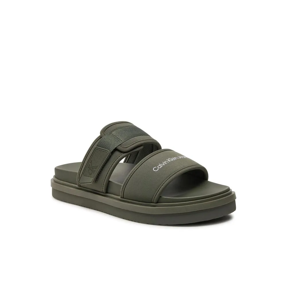 Calvin Klein Jeans Men's Green Recycled Polyester Sandal