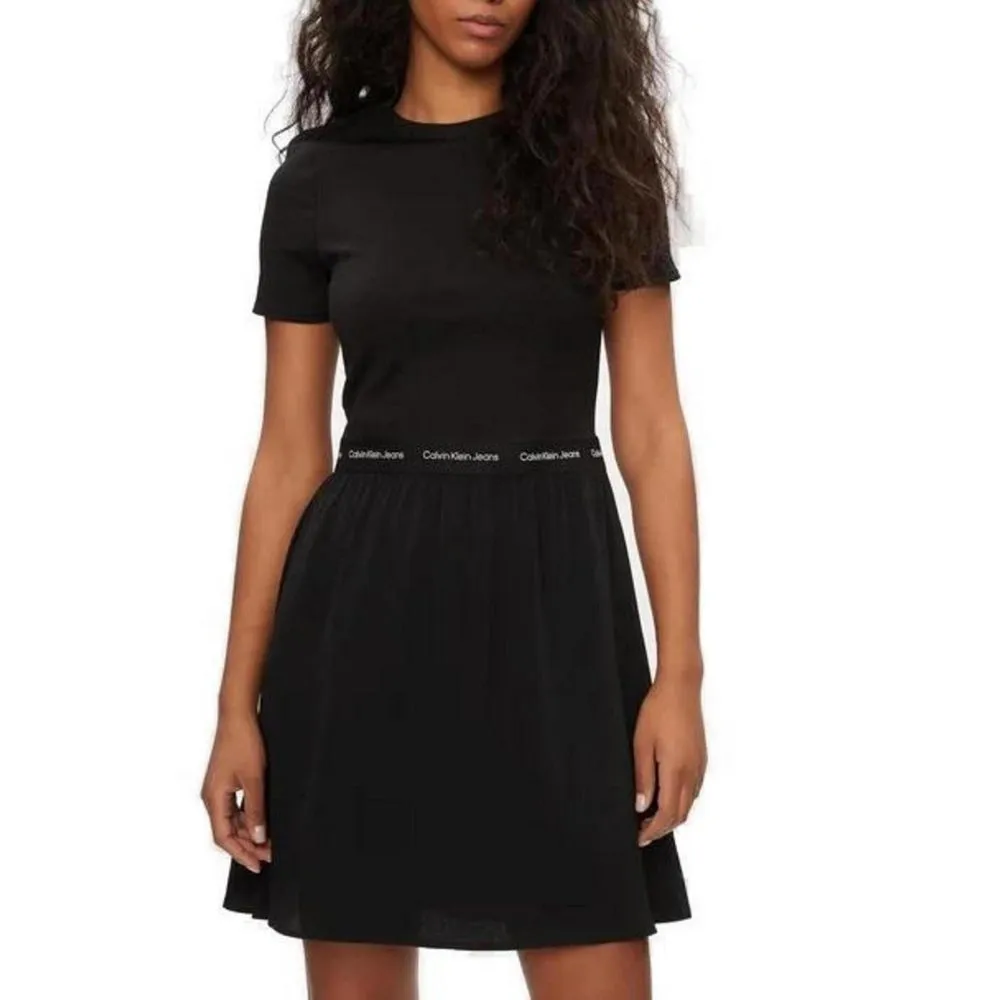 Calvin Klein Jeans Women's Black Viscose Dress