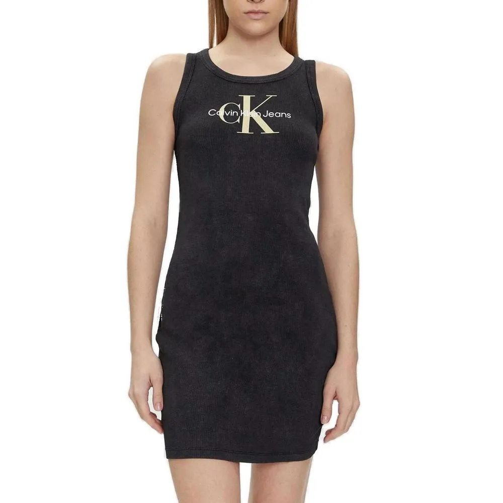 Calvin Klein Jeans Women's Black BETTER Cotton INITIATIVE Dress