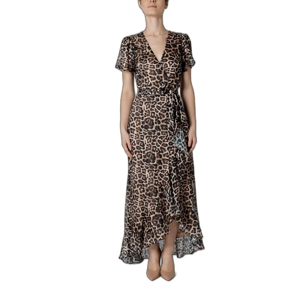 Guess Women's Brown Polyester Dress