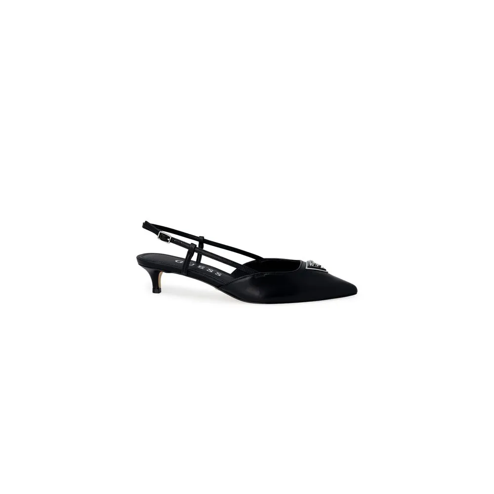 Guess Women's Black Polyester Sandal