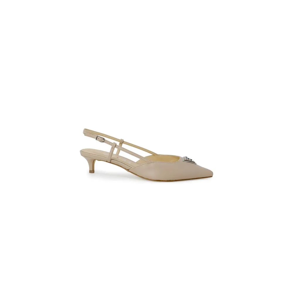 Guess Women's Beige Polyester Sandal