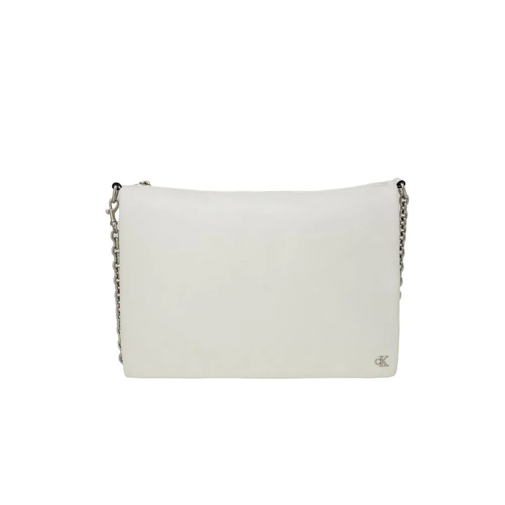 Calvin Klein Women's Cream Recycled Polyester Handbag