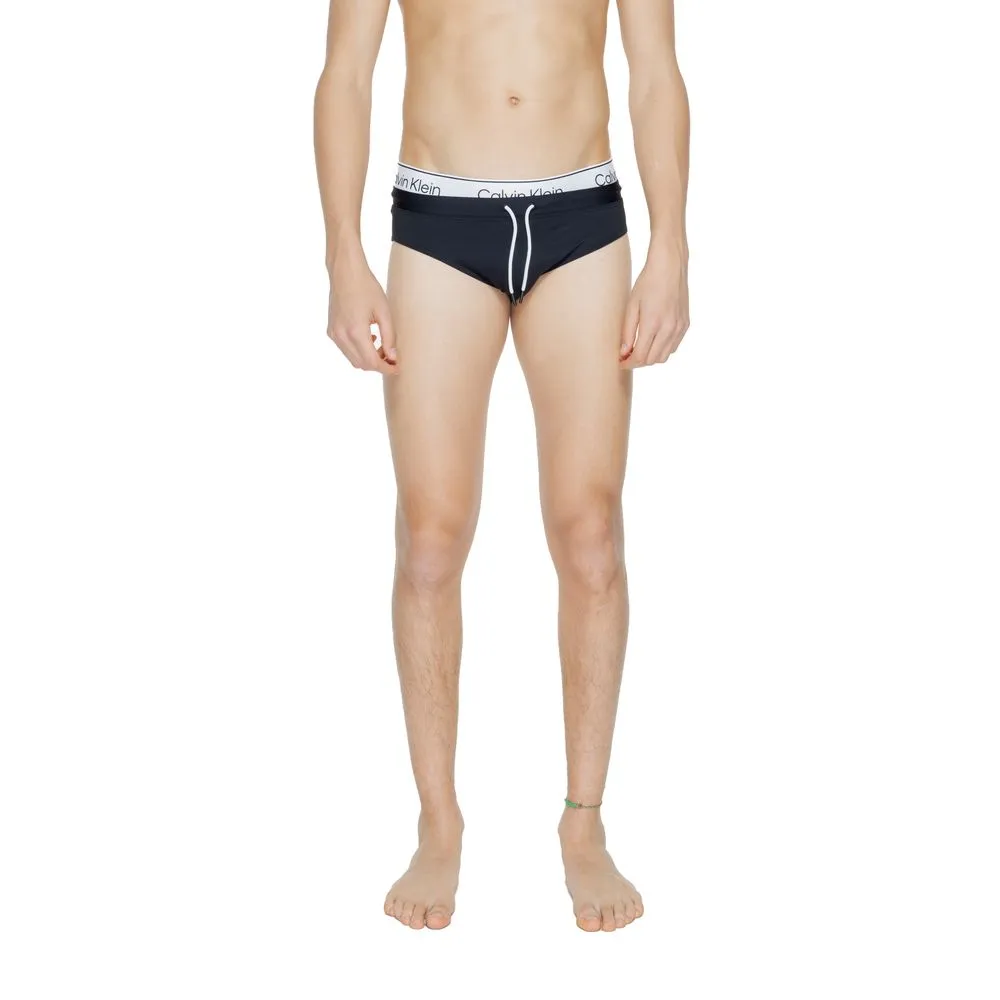 Calvin Klein Men's Black Nylon Swimwear