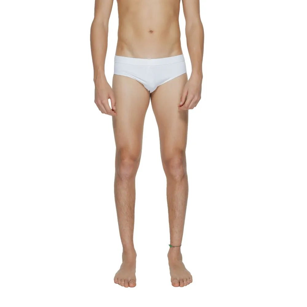 Calvin Klein Men's White Polyamide Swimwear