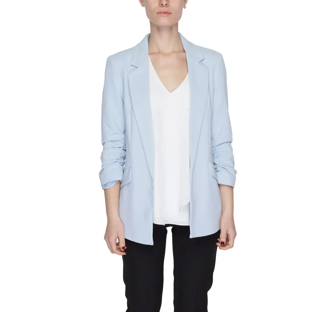 Only Women's Blue Polyester Suits & Blazer