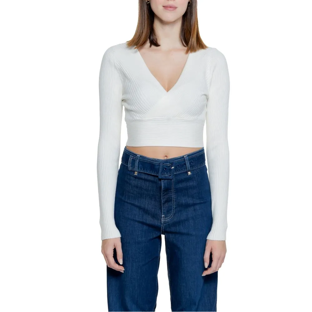 Only Women's White Viscose Tops & T-Shirt