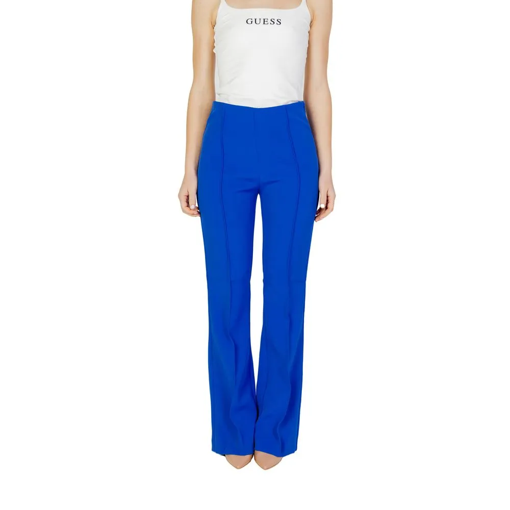 Only Women's Blue Polyester Polyester Jeans & Pant