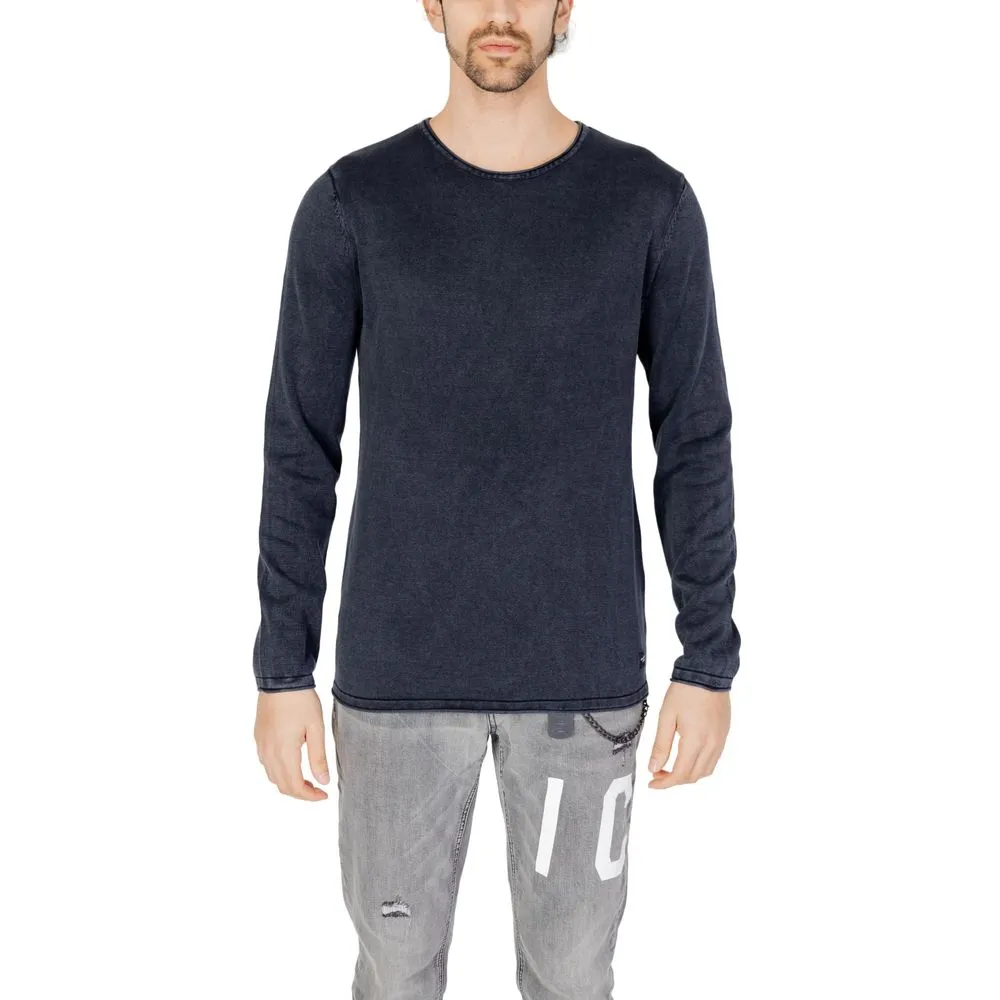 Jack Jones Men's Blue Cotton T-Shirt