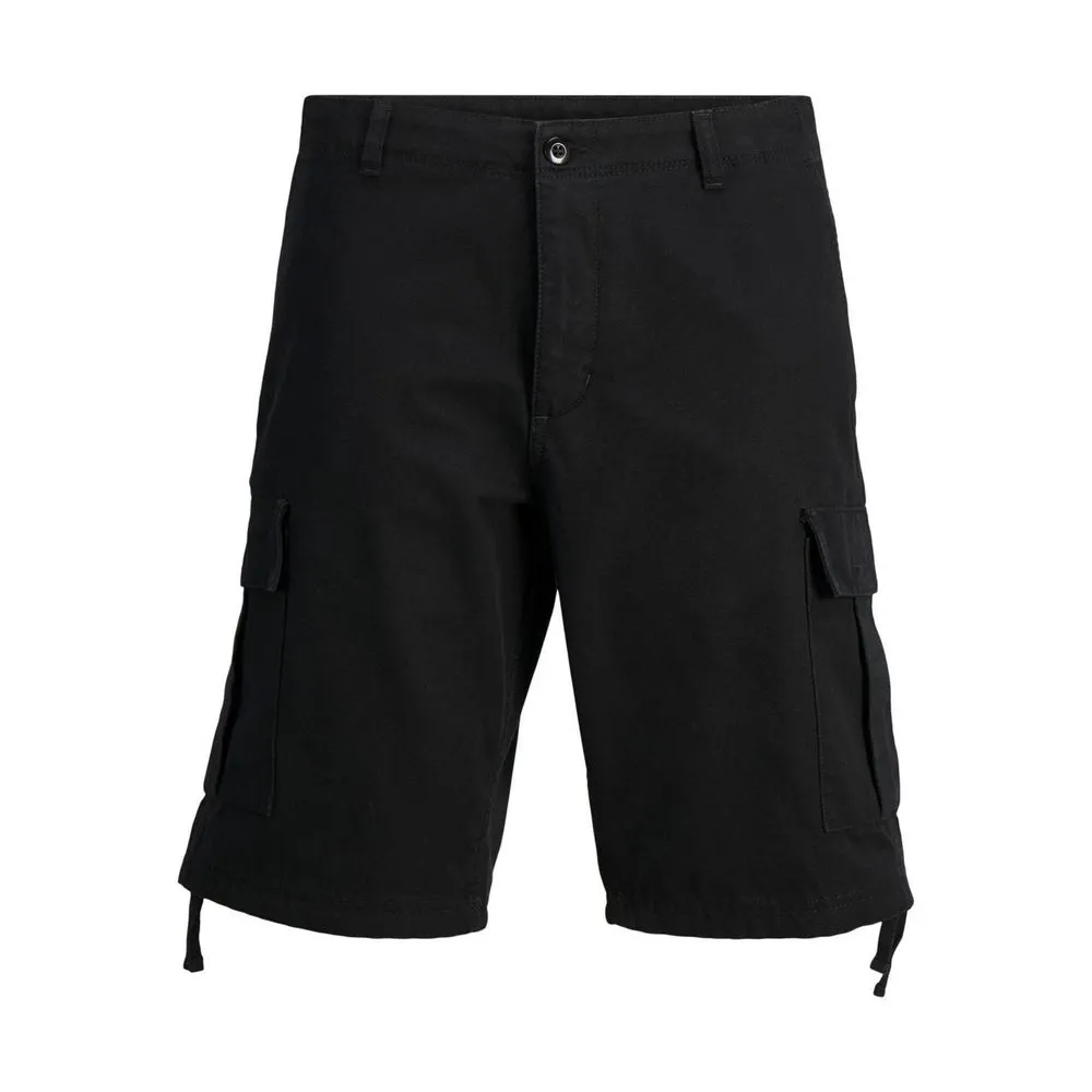 Jack Jones Men's Black Cotton Short