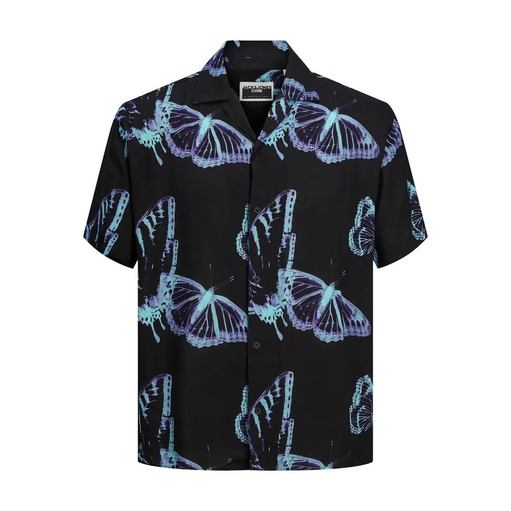 Jack Jones Men's Black Viscose Shirt