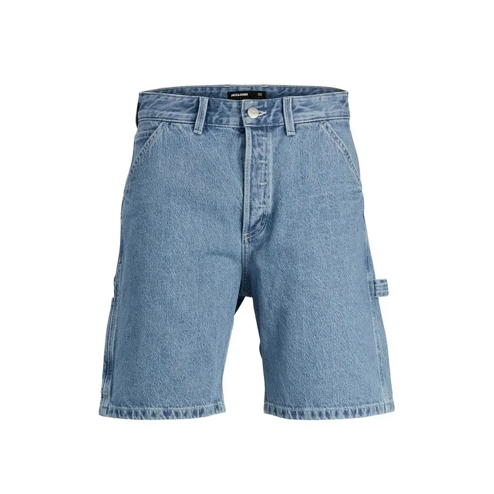 Jack Jones Men's Light Blue Cotton Short