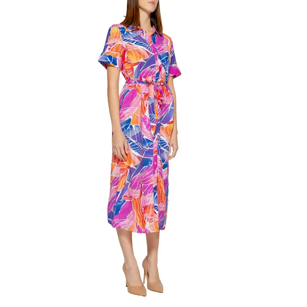 Vila Clothes Women's Multicolor Viscose Dress