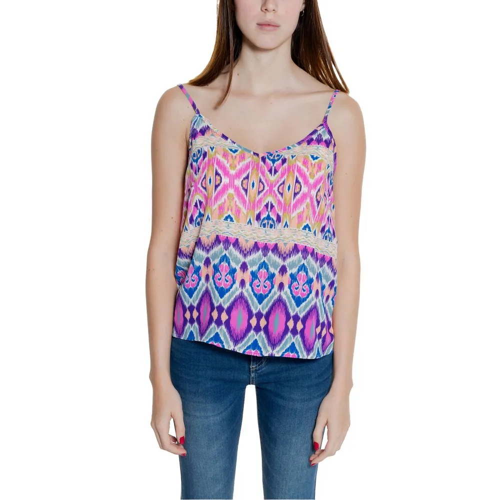Only Women's Pink Polyester Polyester Tops & T-Shirt