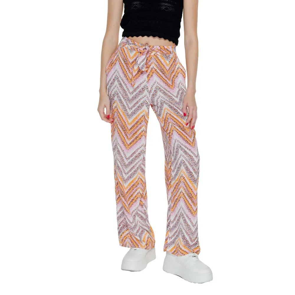 Only Women's Multicolor Viscose Jeans & Pant