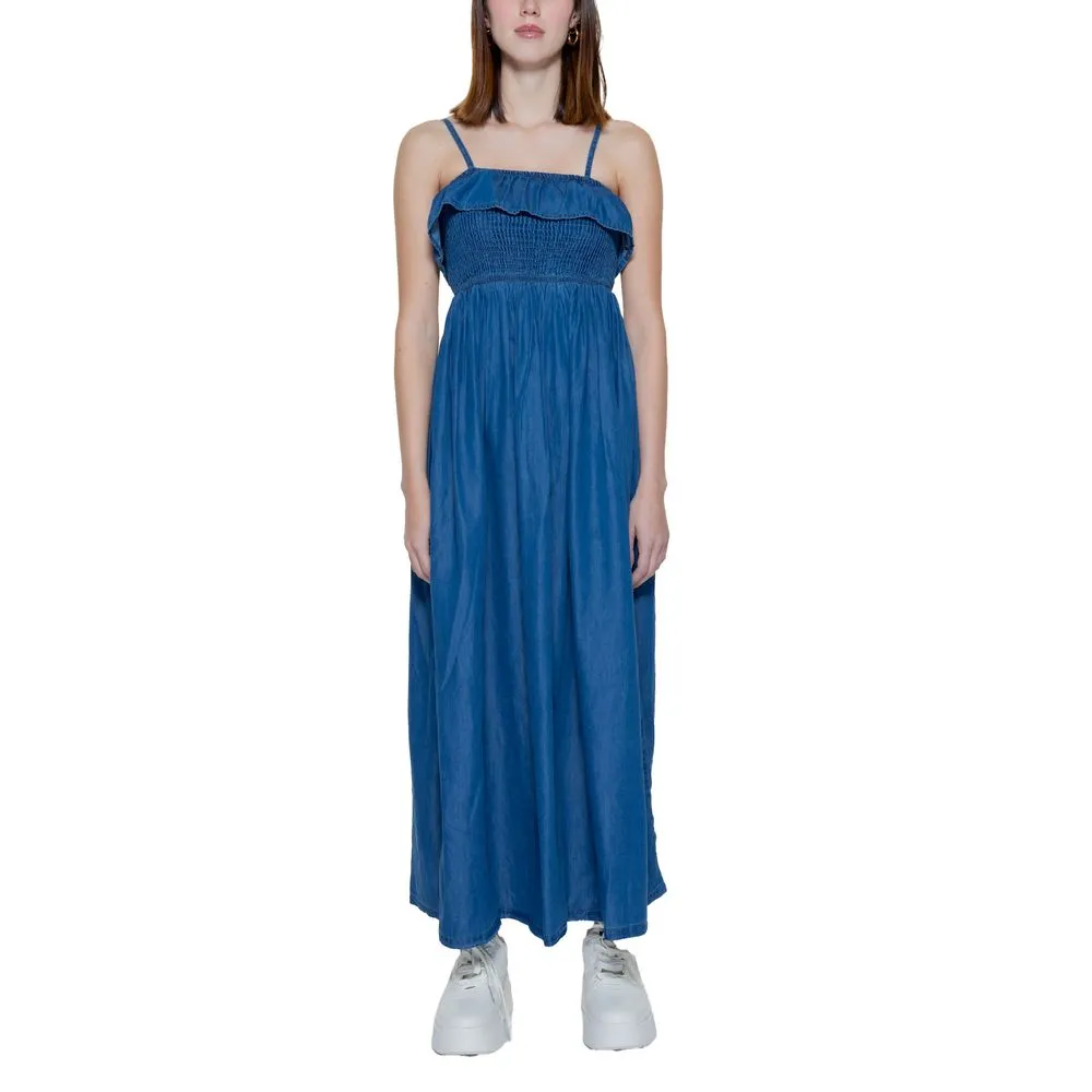 Only Women's Blue Cotton Dress