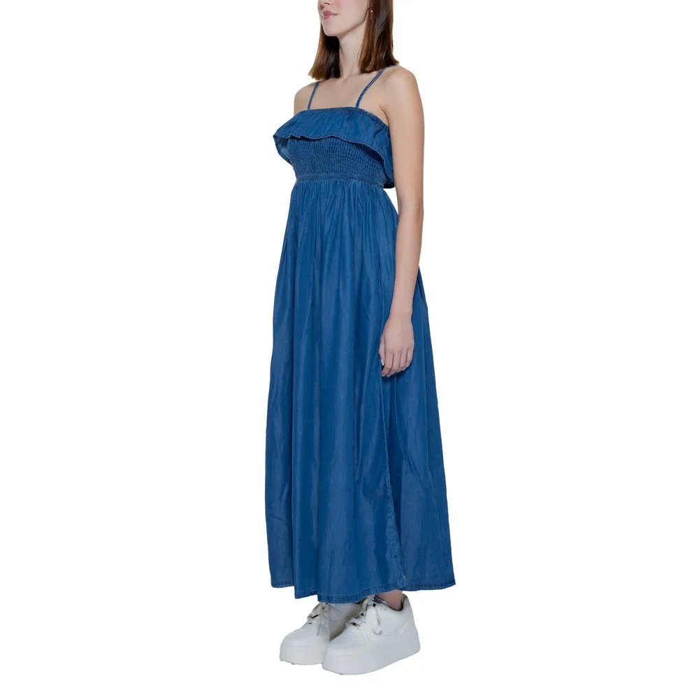 Only Women's Blue Cotton Dress