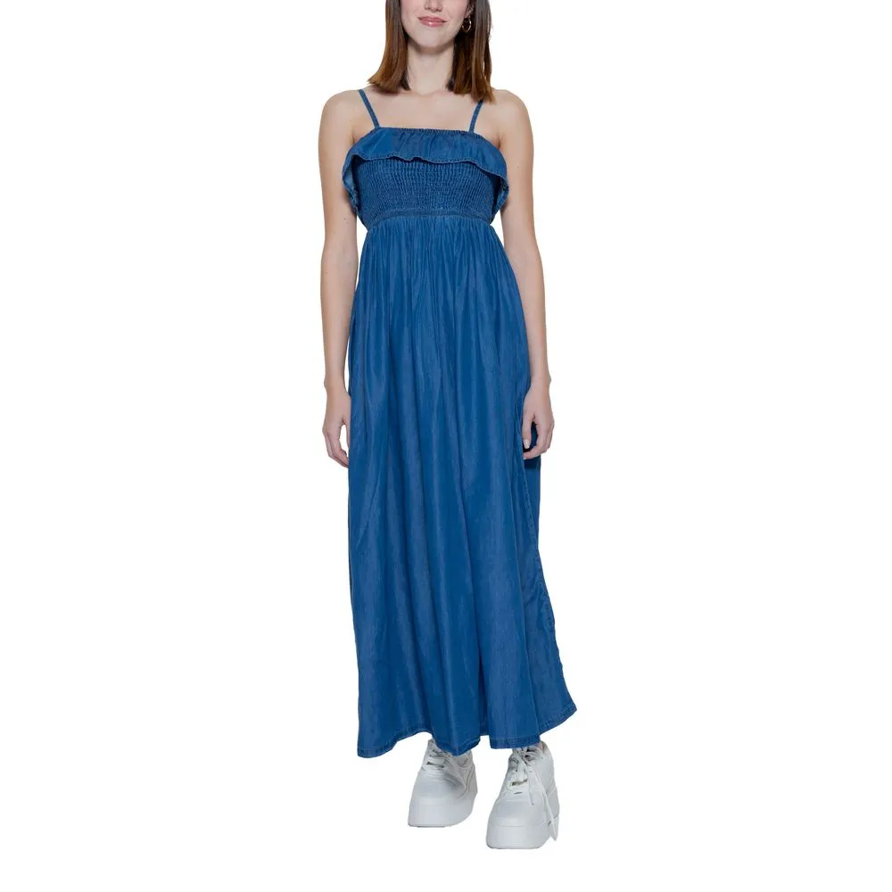Only Women's Blue Cotton Dress