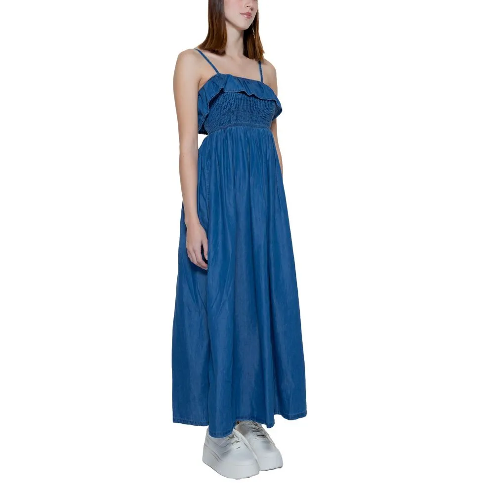 Only Women's Blue Cotton Dress