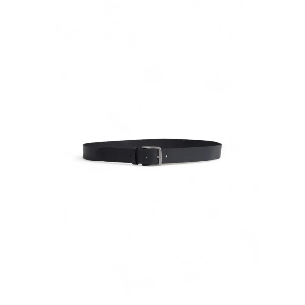 Calvin Klein Jeans Men's Gray Leather Belt