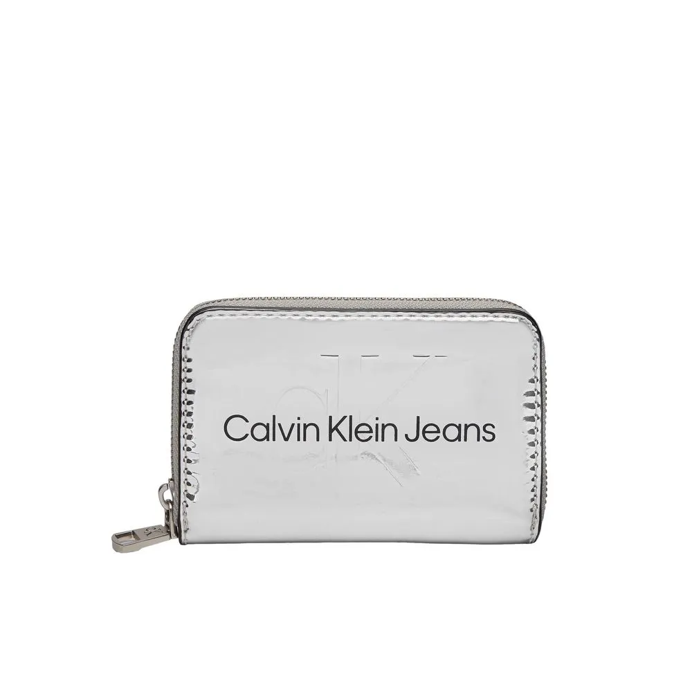 Calvin Klein Jeans Women's Gray Polyethylene Wallet