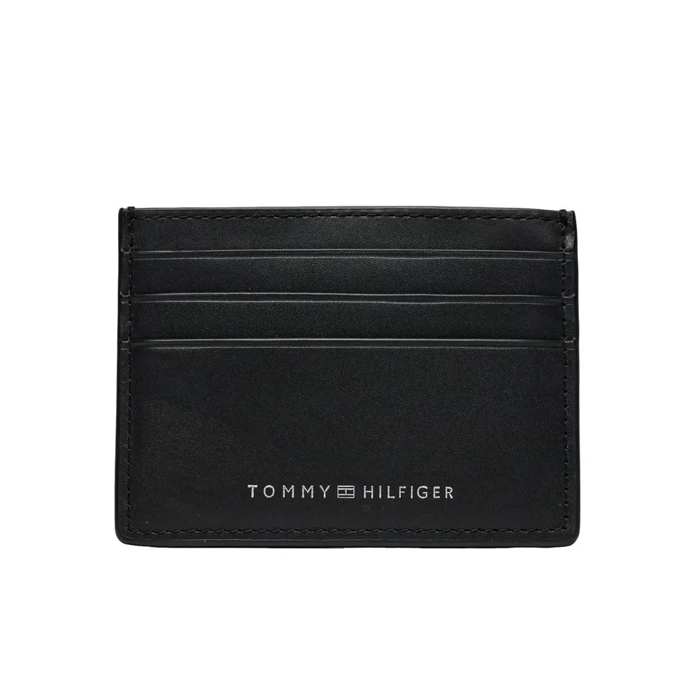 Tommy Hilfiger Men's Black Leather Wallet
