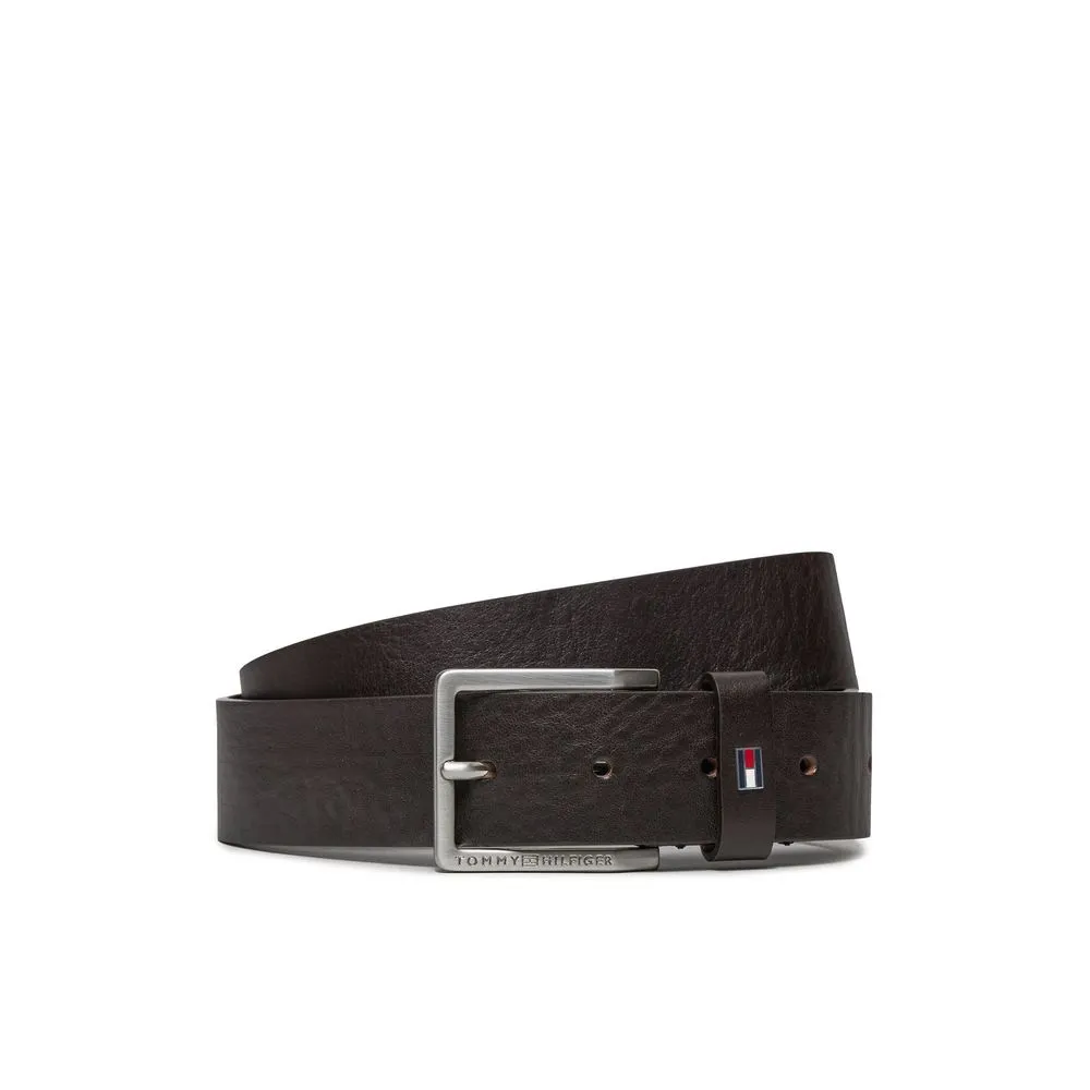 Tommy Hilfiger Men's Brown Leather Belt