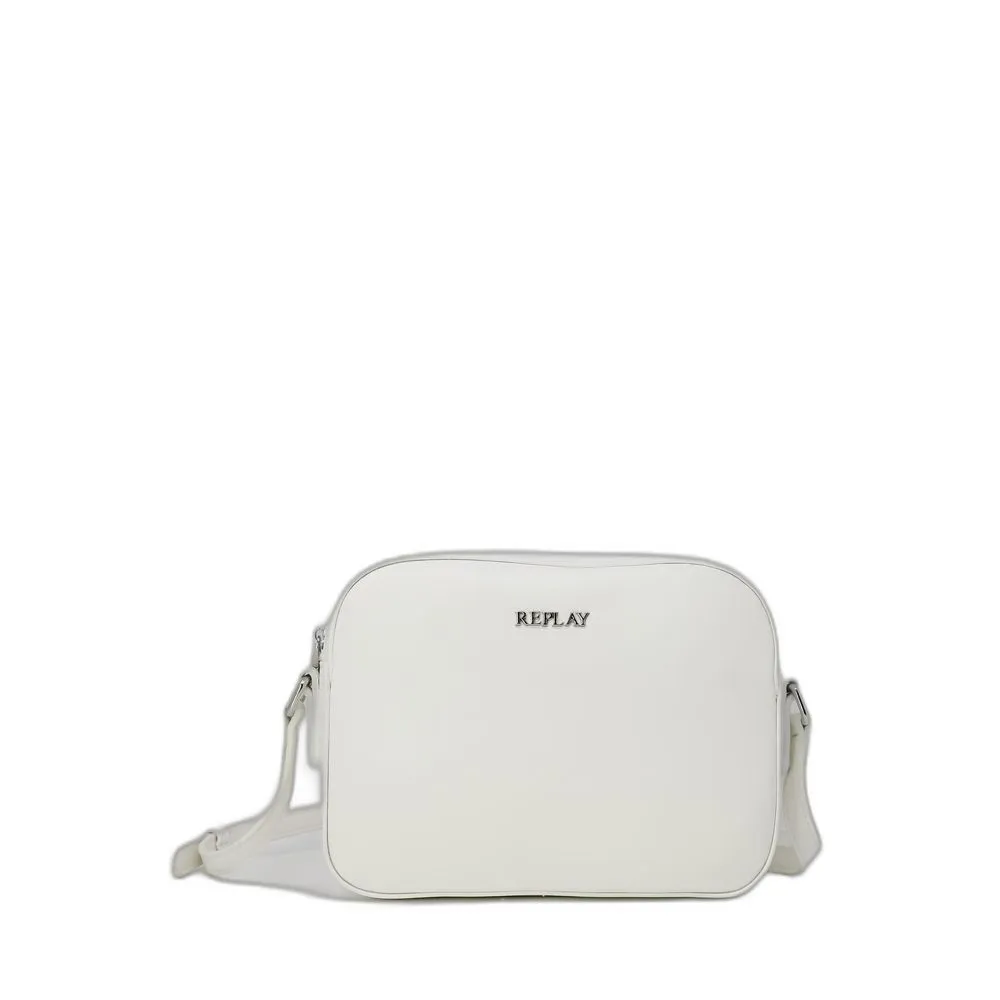 Replay Women's White Polyethylene Handbag